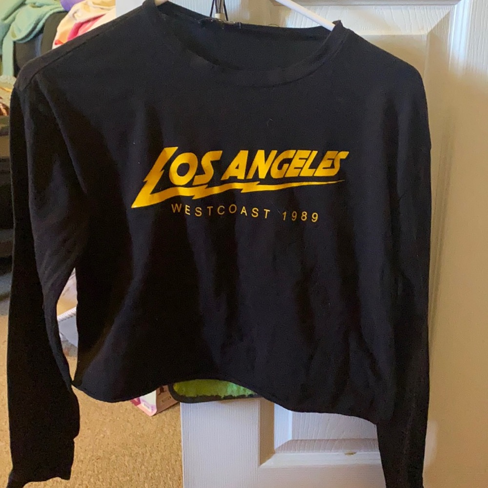 Cropped LA long sleeve